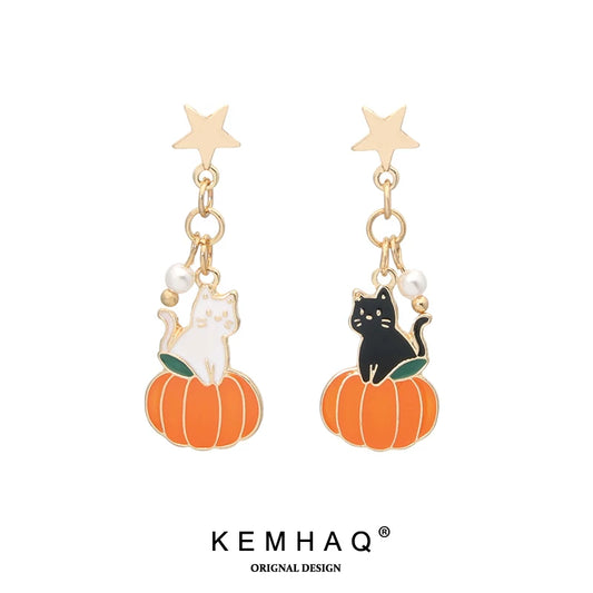 Star Cat-Halloween Earring Style 9