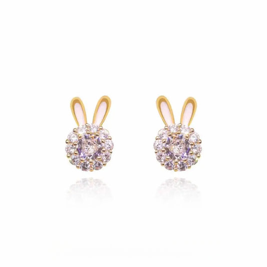 Rabbit ear earrings