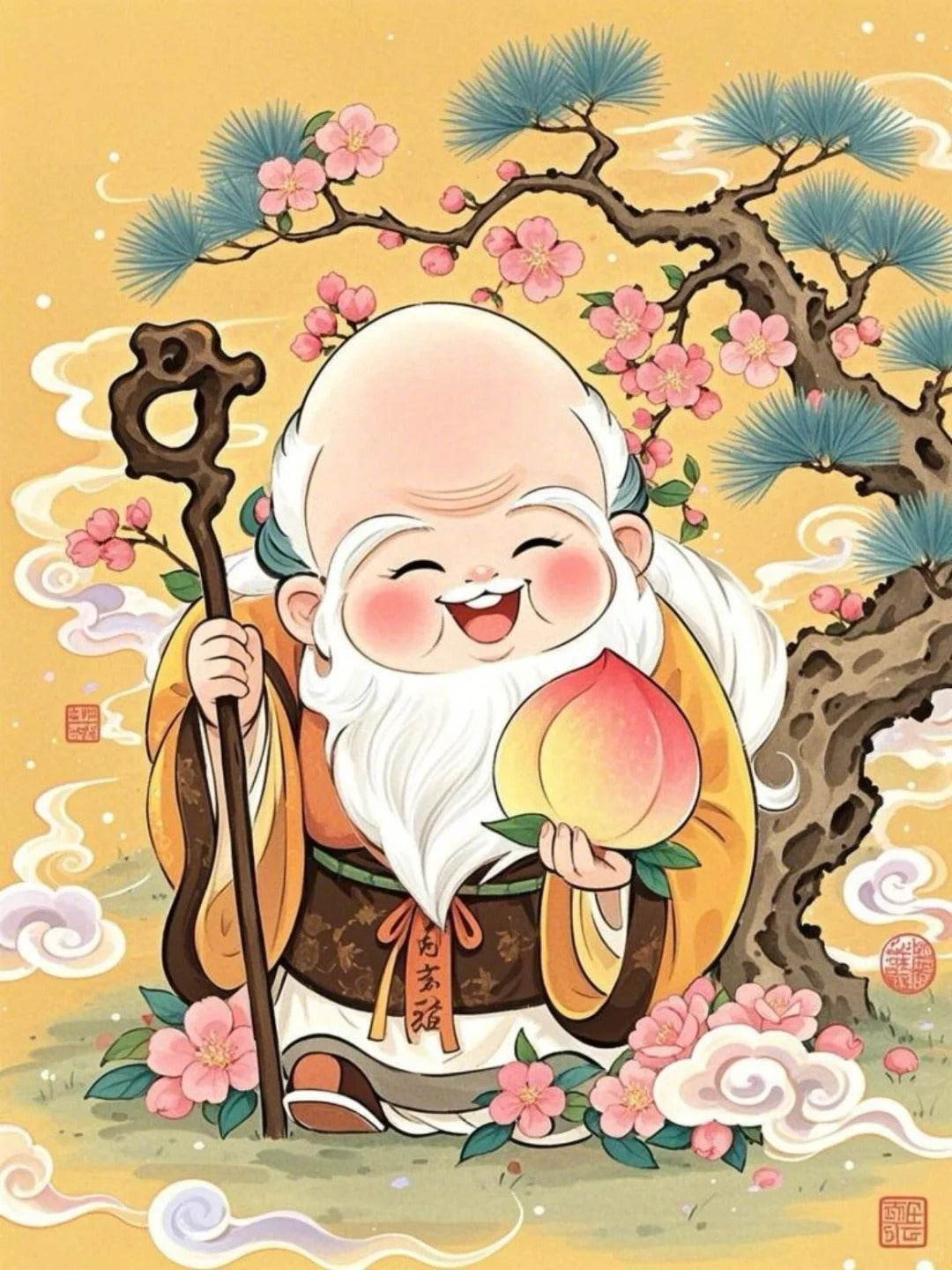 The master of health and longevity - the birthday God