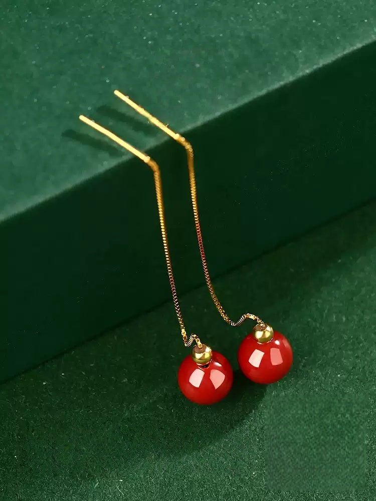 Long pendant Earrings - Feng Shui Metaphysics