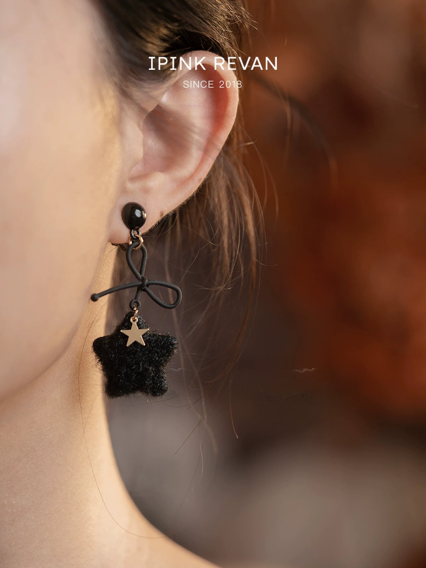 Black Star-Halloween Earring Style 5