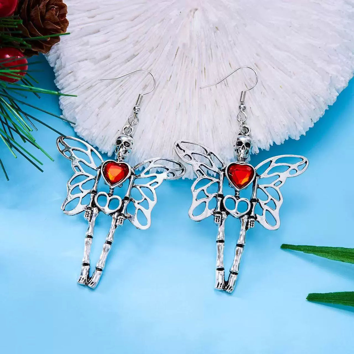 Skeleton Angel-Halloween Earring Style 15