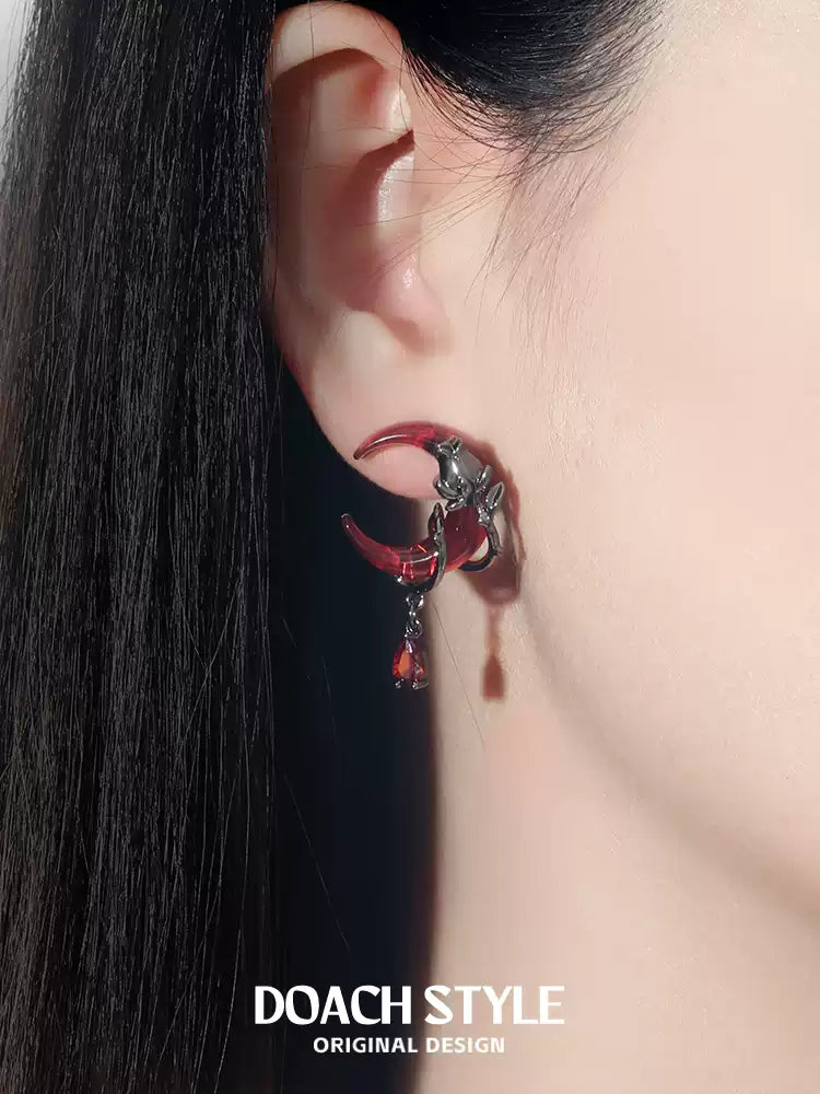 Scarlet Moon-Halloween Earring Style 4