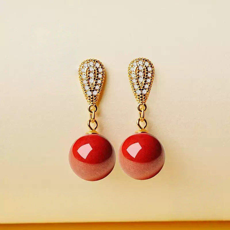 Golden scales Earrings  -Feng Shui Metaphysics