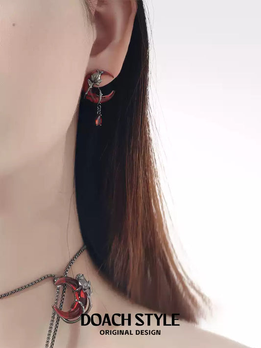 Scarlet Moon-Halloween Earring Style 4