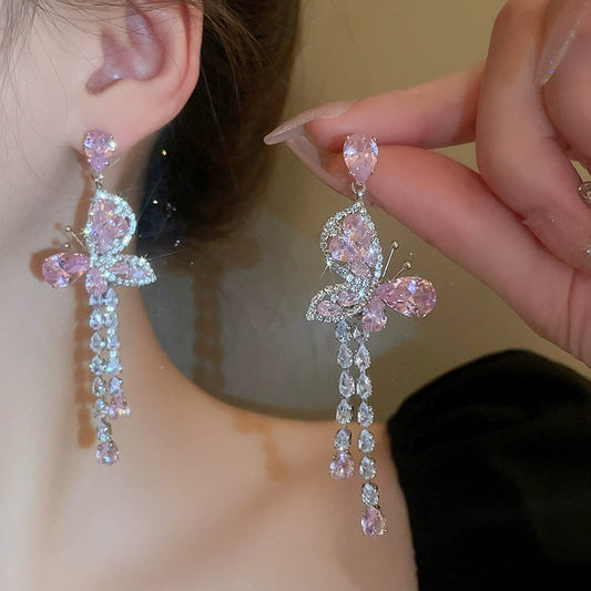 Crystal-style earring design 3