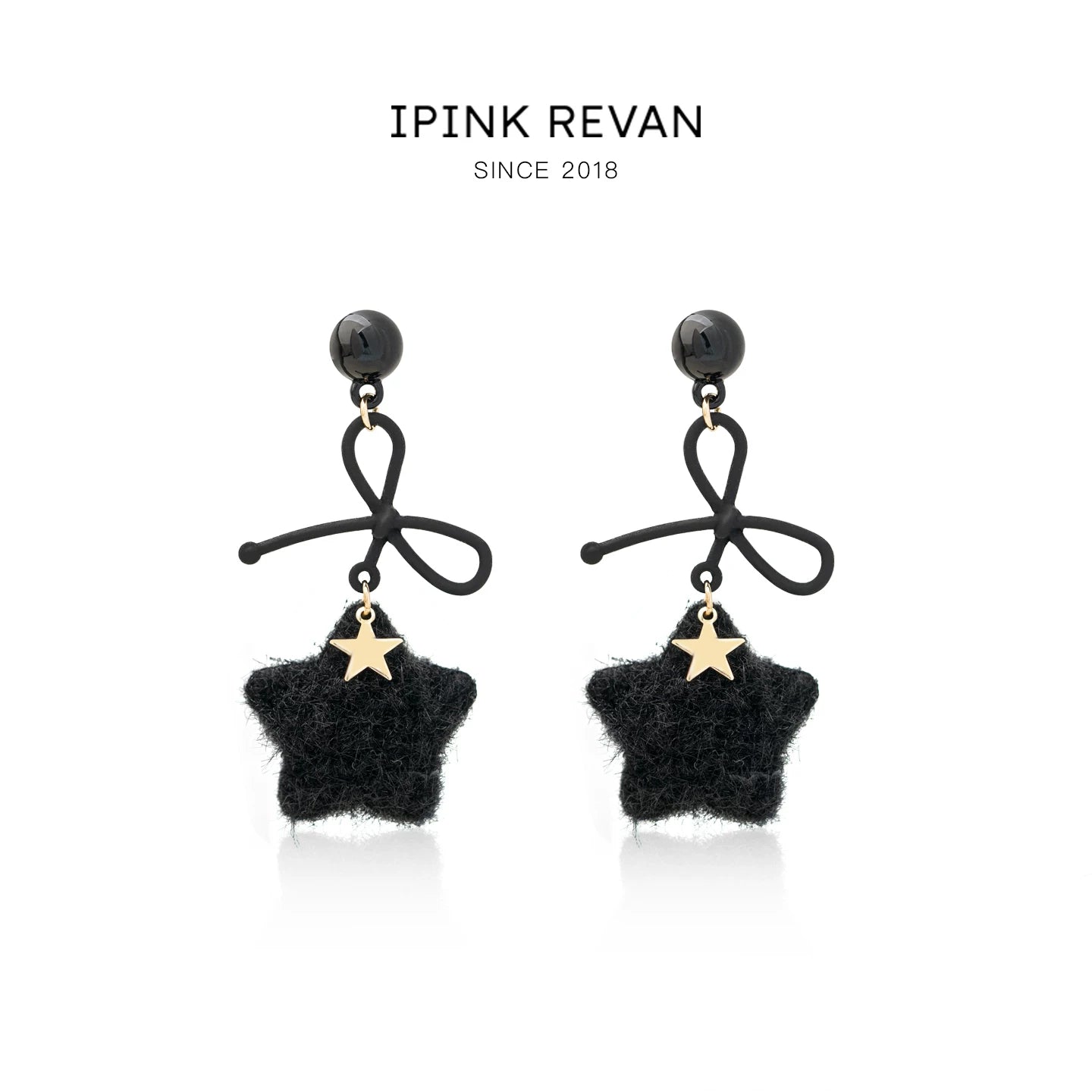 Black Star-Halloween Earring Style 5