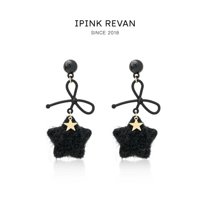 Black Star-Halloween Earring Style 5