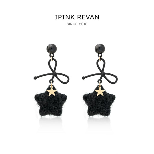 Black Star-Halloween Earring Style 5