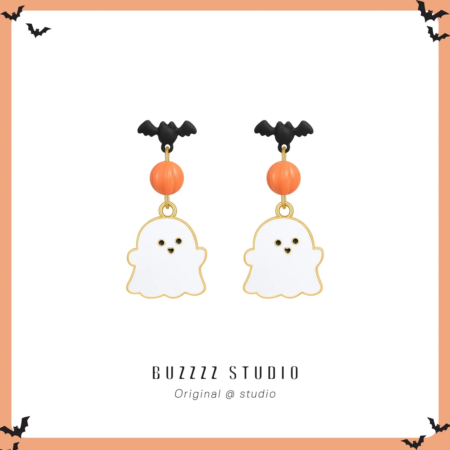 Super cute ghost-Halloween Earring Style 2