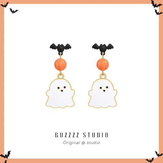 Super cute ghost-Halloween Earring Style 2