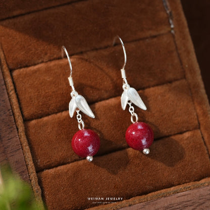 Silver Fallen Leaves Earrings - Feng Shui Metaphysics