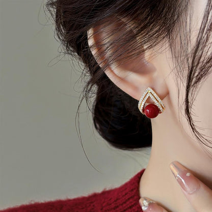 Exquisite design teardrop shape Earrings - Monthly Fortune