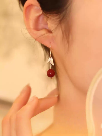 Silver Fallen Leaves Earrings - Feng Shui Metaphysics