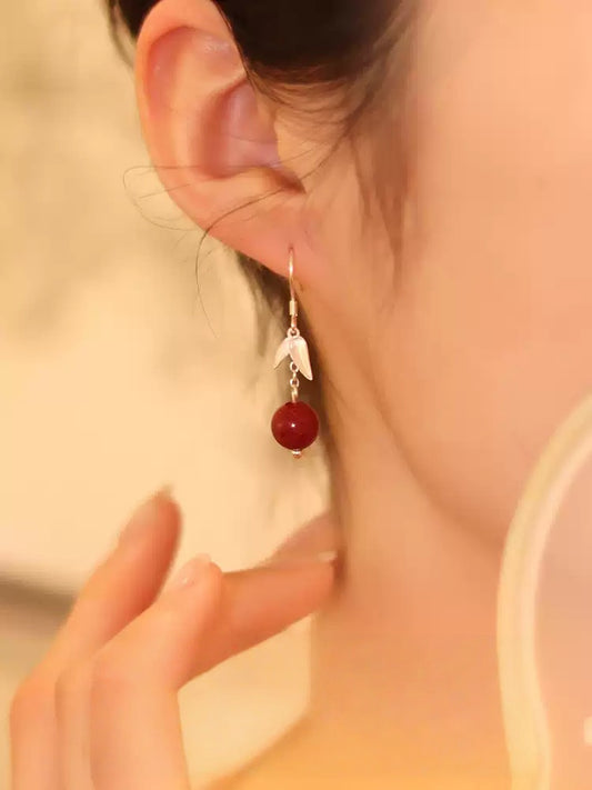 Silver Fallen Leaves Earrings - Feng Shui Metaphysics
