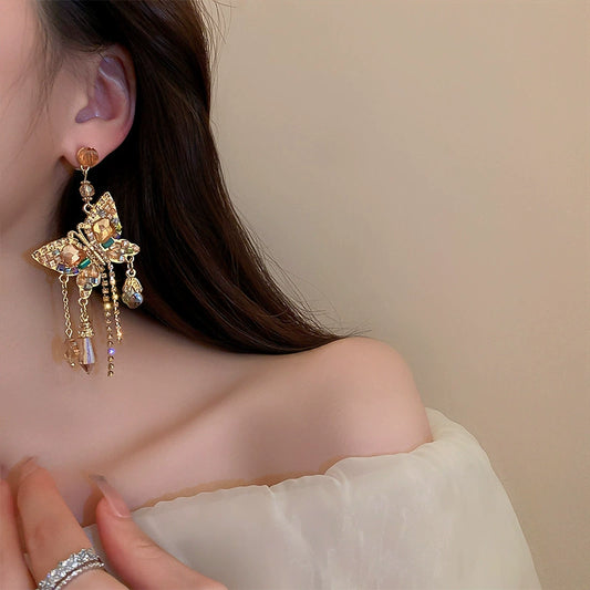 Crystal-style earring design 6