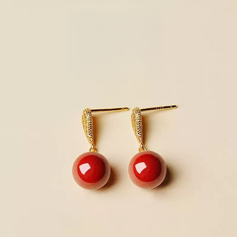 Golden scales Earrings  -Feng Shui Metaphysics