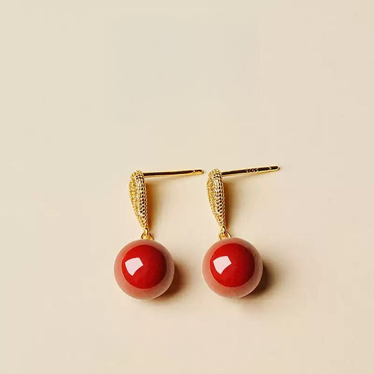 Golden scales Earrings  -Feng Shui Metaphysics