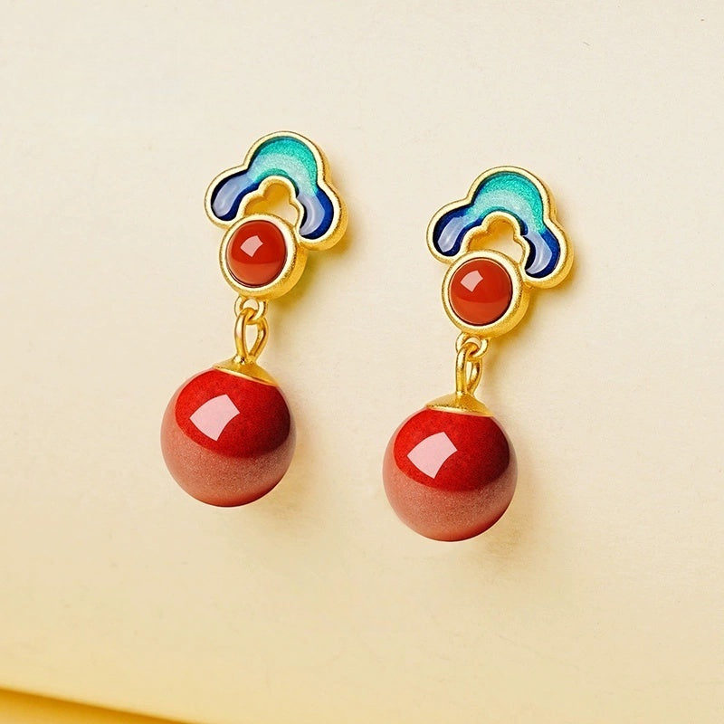 Palace Queen Earrings - Boost Your Fortune