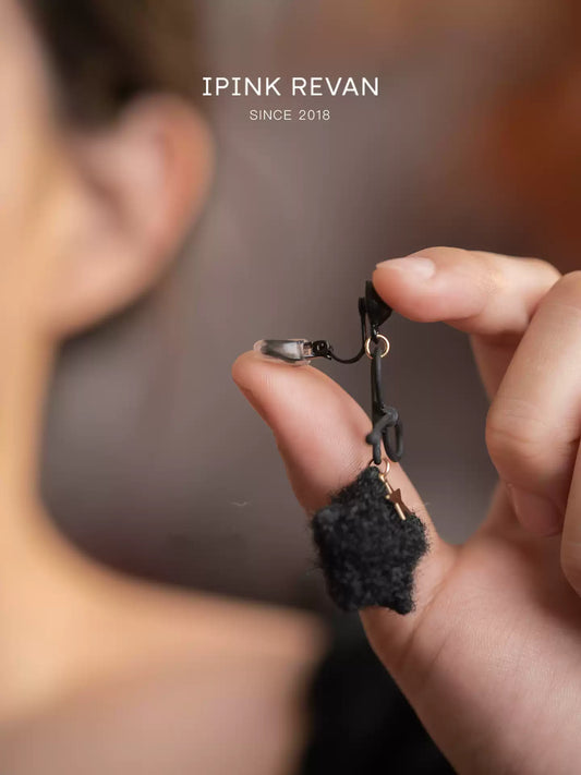 Black Star-Halloween Earring Style 5