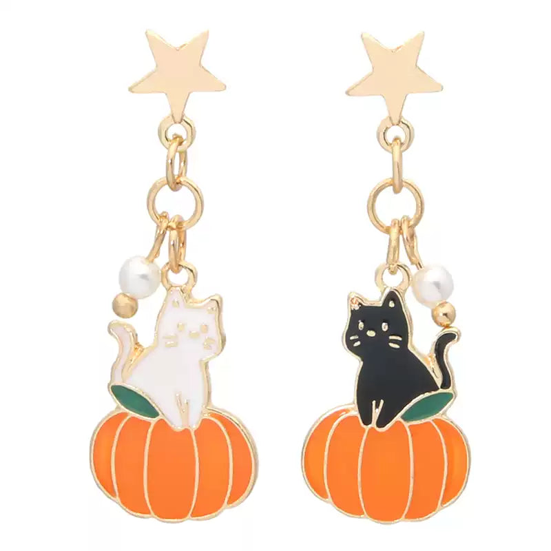 Star Cat-Halloween Earring Style 9