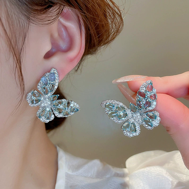 Crystal-style earring design 9
