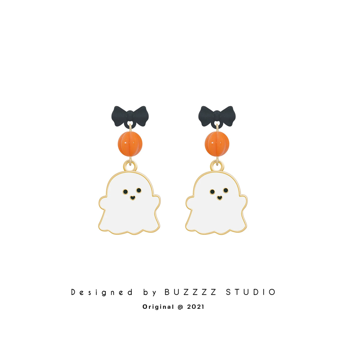 Super cute ghost-Halloween Earring Style 2