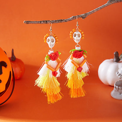 Skeleton Witch-Halloween Earring Style 26
