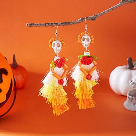Skeleton Witch-Halloween Earring Style 26