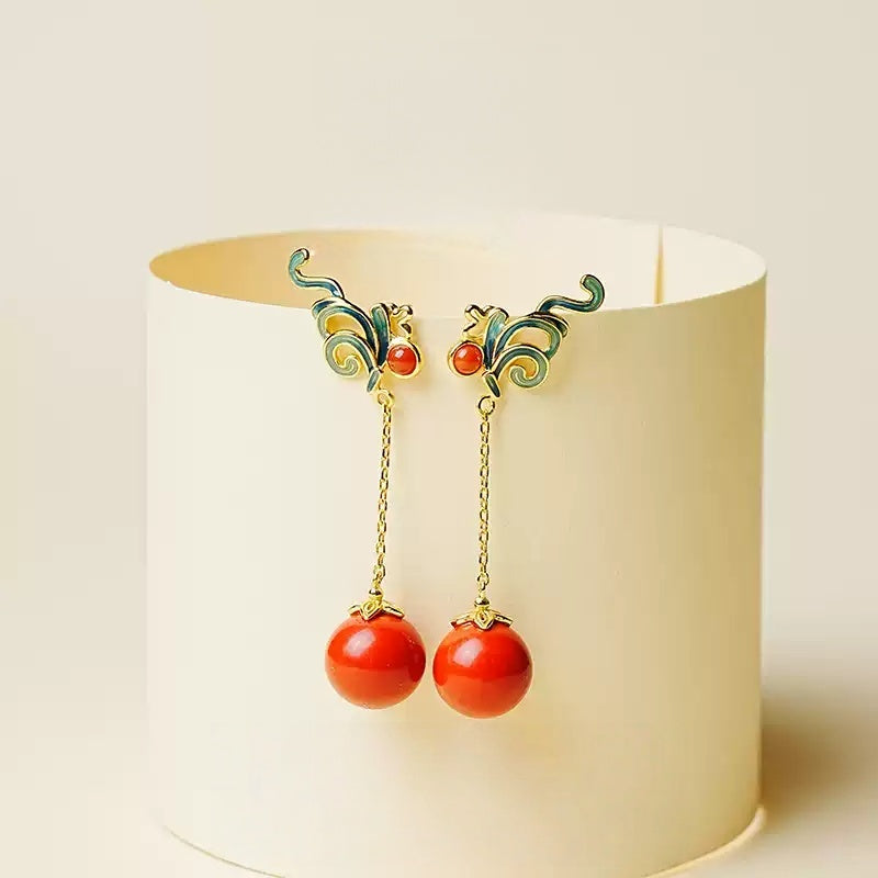 Exquisite long pendant Earrings - Boost Your Fortune