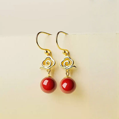Auspicious Clouds Earrings - Boost Your Fortune