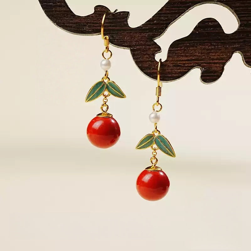 High-end designer designs green leaves Earrings  - Love Attractor