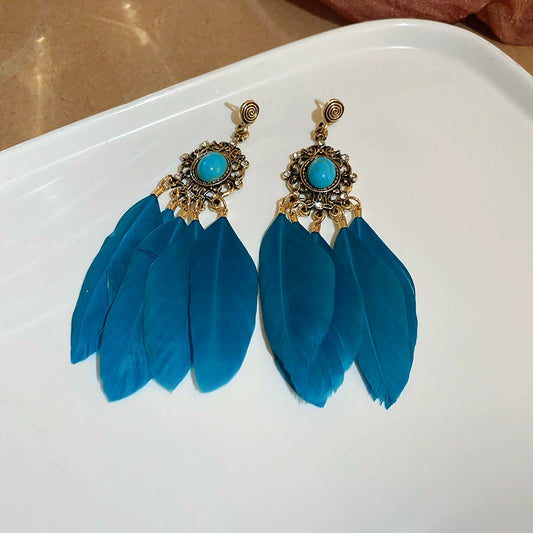 Retro style earring design 4