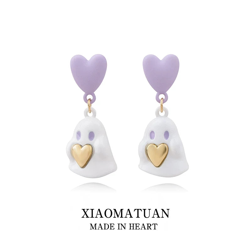 Cute Ghost-Halloween Earring Style 12