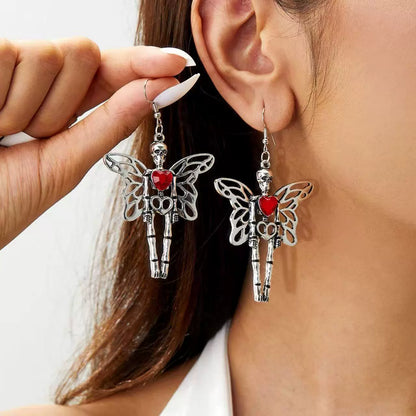 Skeleton Angel-Halloween Earring Style 15