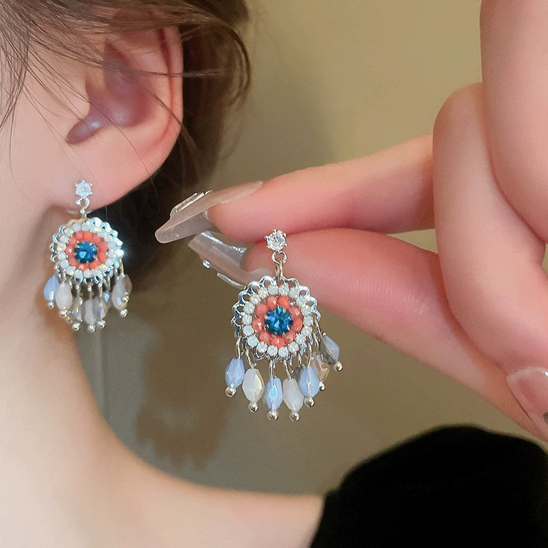 Crystal-style earring design 16