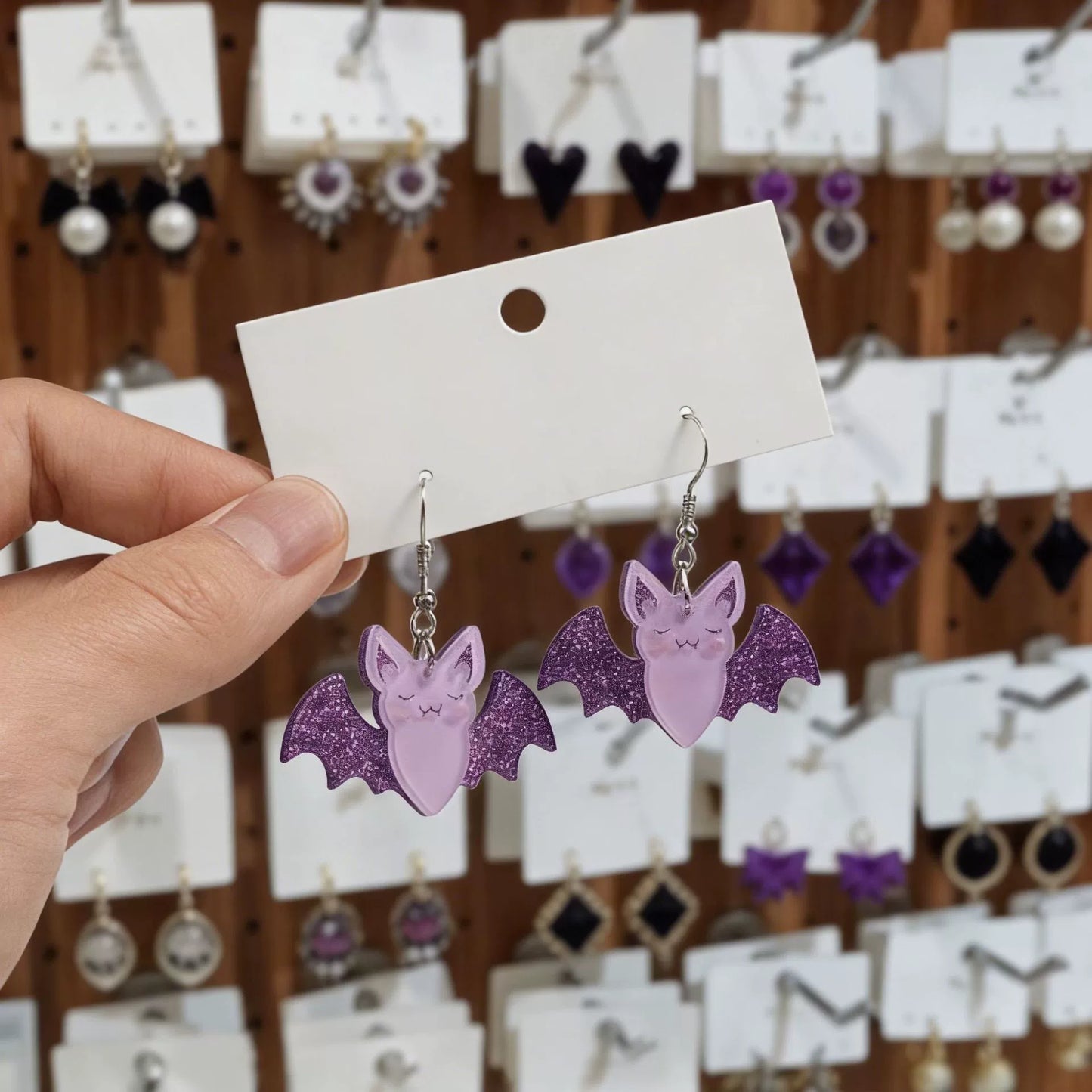 Evil Halloween Bat-Halloween Earring Style 20