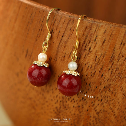 Love Little White Jade Earrings -Feng Shui Metaphysics