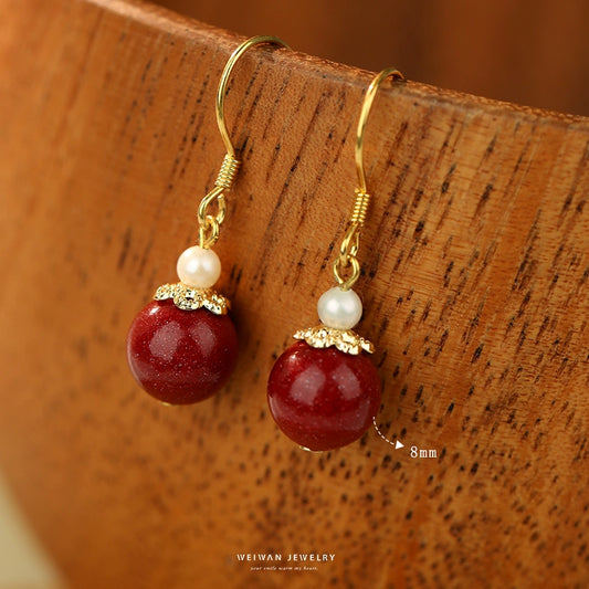 Love Little White Jade Earrings -Feng Shui Metaphysics
