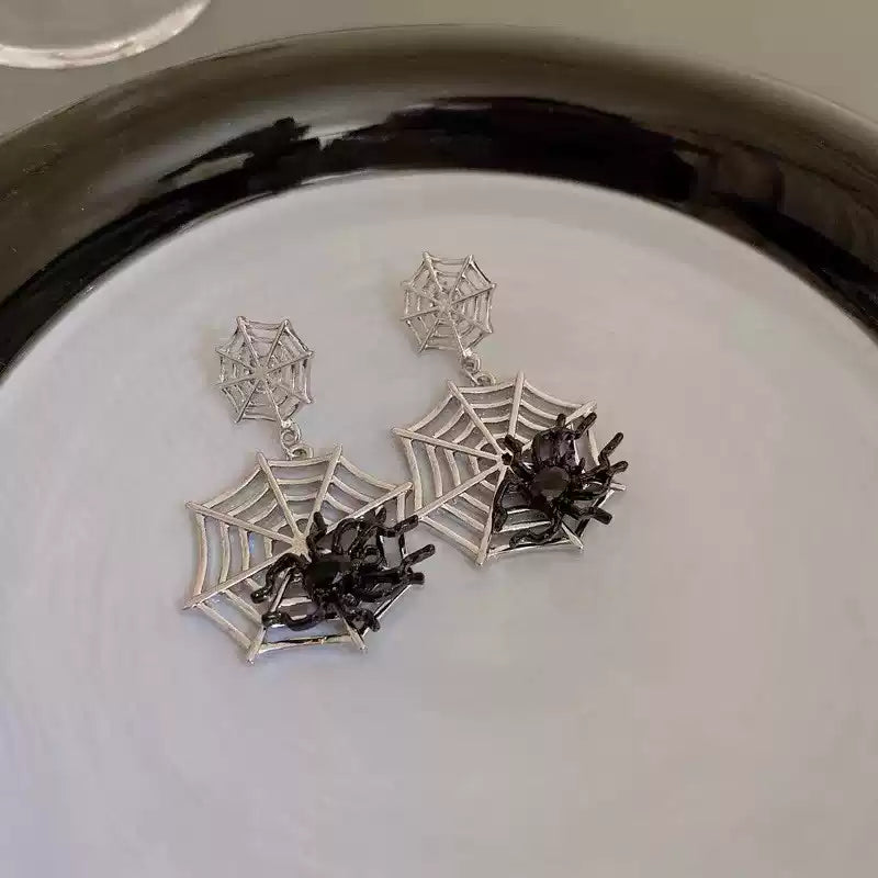 Metal Spider-Halloween Earring Style 7