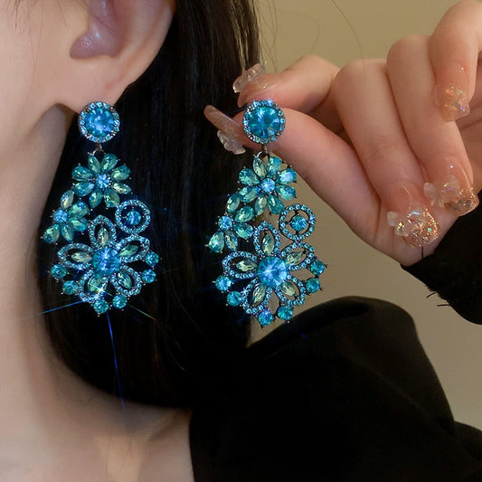 Crystal-style earring design 2