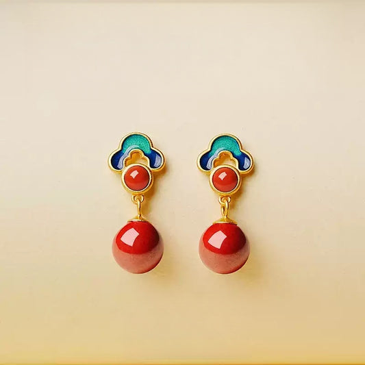 Palace Queen Earrings - Boost Your Fortune
