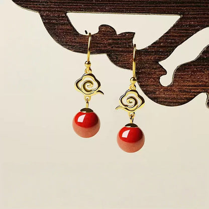 Auspicious Clouds Earrings - Boost Your Fortune