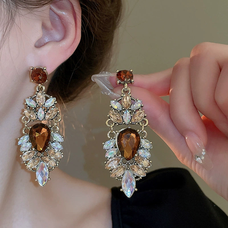 Crystal-style earring design 5