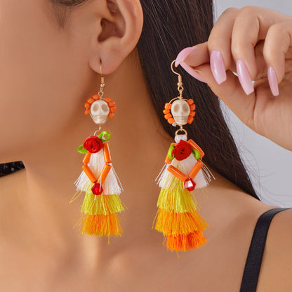 Skeleton Witch-Halloween Earring Style 26