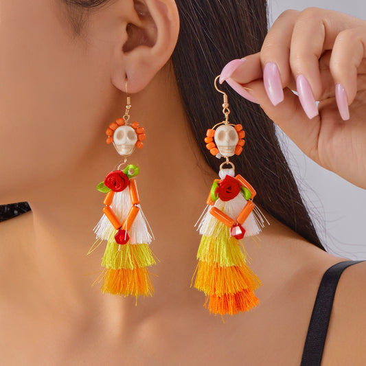 Skeleton Witch-Halloween Earring Style 26