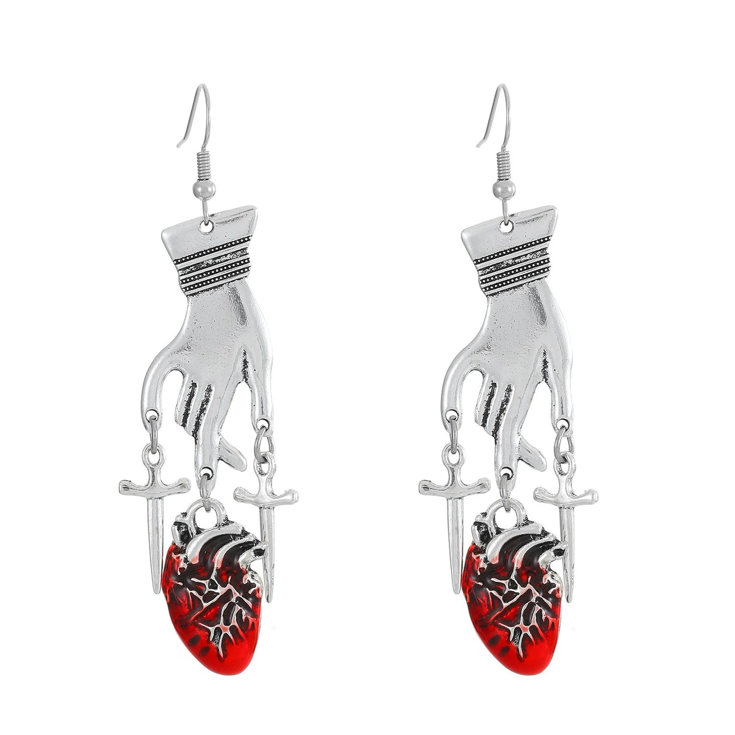 Halloween Earrings - Vampire Cross