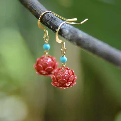 Refined Lotus Earrings - Luck Transformer