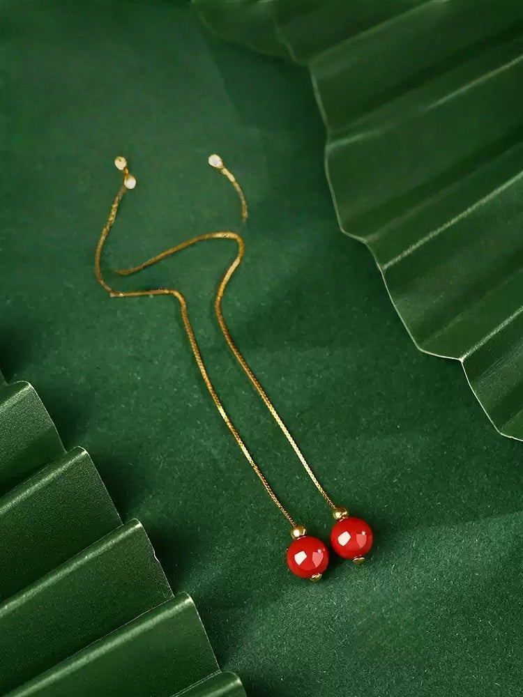 Long pendant Earrings - Feng Shui Metaphysics
