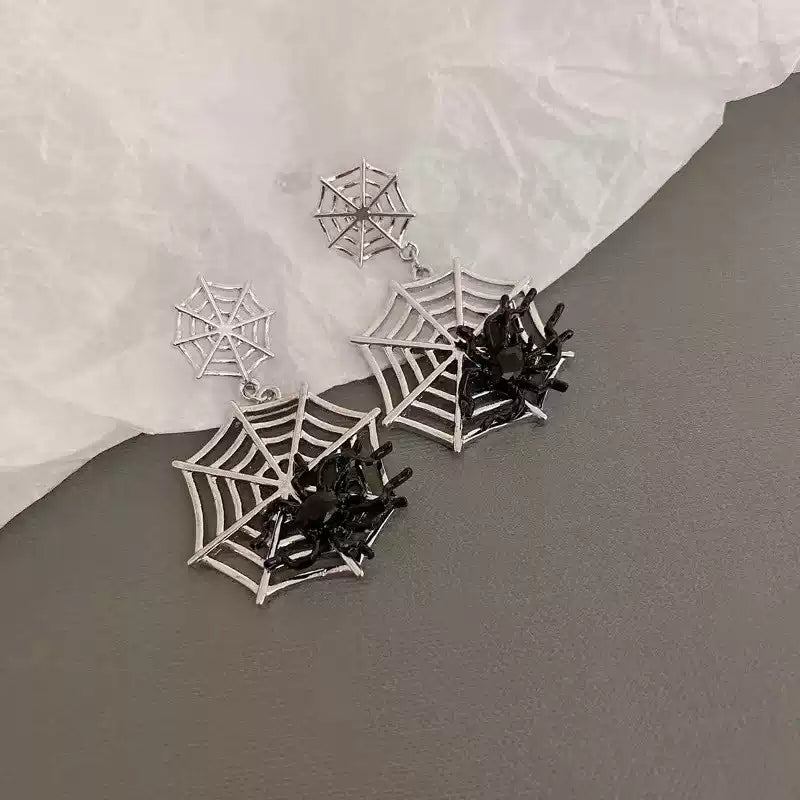Metal Spider-Halloween Earring Style 7